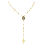 Catholic Caridad del Cobre Gold Rosary With Crucifix (G169A)