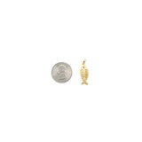 18K Gold Filled Unique Fish Bone