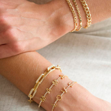 LOVE and MAMA CZ Buckle Bracelet (I496)(I497)