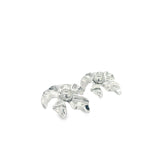 Clover Leaf Abstract Style Stud Earrings (L385)