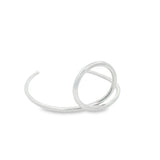 18K Gold Filled Swirl Loop Knot Cuff Bangle (B123)