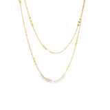 Gold Filled Designed Cable Belly Chain