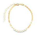3mm Flat Ball Disc Bracelet (I374)