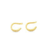 Clear/Multicolor CZ Ear Cuffs