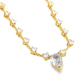 CZ Waterdrop Charm Choker (H187/H188)