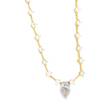 CZ Waterdrop Charm Choker (H187/H188)