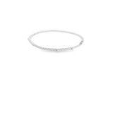 CZ Paved Slim Bangle Bracelet (B90)