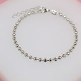Textured Ball Chain Bracelet (I192)