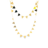Gold Filled Flat Triangle Belly Chain