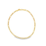 4mm Figaro Anklet (E55)