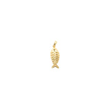 18K Gold Filled Unique Fish Bone