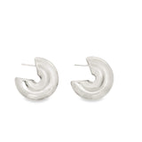 Small Slim Chunky Round Hoops