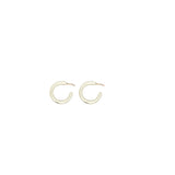 Pearl Textured Hoops (L189A/L212A)