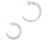 Bamboo Crescent Tail Hoops (K343A/K349A)