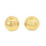 High End Exclusive Round Jumbo Dome Italian Design Stud Earrings(L502)