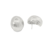 High End Exclusive Round Jumbo Dome Italian Design Stud Earrings(L502)
