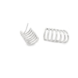 Ribbed Earrings (L442)