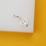 925 Sterling Silver Outline Divine Child Pendant
