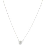 1mm Box Chain with Tiny Heart Charm (H235)