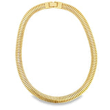 8mm Wide Herringbone Snake Buckle Clasp Bracelet (H221/I578)