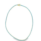 Dark Colored Tennis Necklace (H134A/I432A)
