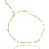 Pearl Bar Chain Anklet (F251A/I127/E223)