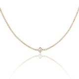 2mm Tennis Diamond Shape Stone Charm Bracelet (F236/I72B)