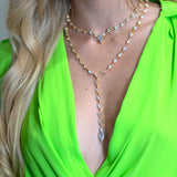 CZ Waterdrop Charm Choker (H187/H188)
