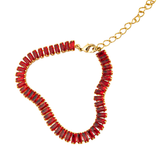 6mm CZ Baguette Necklace (F93/I129)