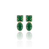 Synthetic Natural Stone Dangle Drop Stud Earrings
