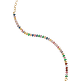 Marquise Multicolored CZ Tennis Bracelet (H107)(I234)
