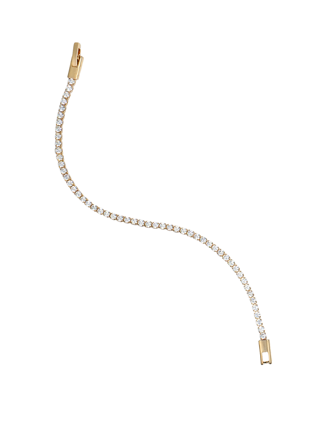 Diamond Tennis Bracelet / Necklace with Cubic Zirconia Stones (H94)(I324A)