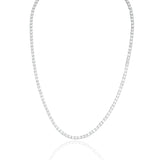 Diamond Tennis Bracelet / Necklace with Cubic Zirconia Stones (H94)(I324A)