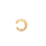 14mm Wide Solid Plain Round Ear Cuff (J134A)