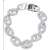 CZ Gucci Link Chain Bracelet (I328)