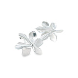18K Gold Filled Abstract Minimalist Style Flower Patterned Stud Earrings (J310)