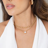 Gold Ball Chain Beaded (I595)