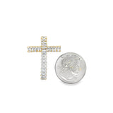 CZ Cross Flexible Pendant