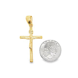 Slim Jesus Cross Crucifix Pendant (A283)