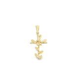 Floral Cross Pendant | Jesus Crucifix Pendant