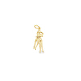 18K Gold Filled Partners Soul Mates Pendant (A58)