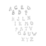 CZ Pave Glimmer Bubble Letter Pendant (A351) (A352)