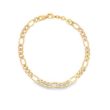 6mm Figaro Chain Anklet (E51)