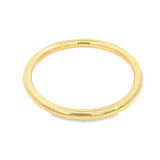 Thick Minimalist Round Bangle (B124)