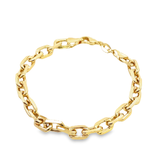 6mm Thick Paperclip Bracelet (I337)