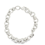 Oval Knot Link Rolo Necklace (H277/I409)