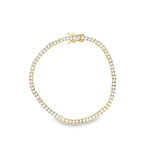 2mm Tennis Basket CZ Necklace (H276/I429A)