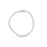 2mm Tennis Basket CZ Necklace (H276/I429A)