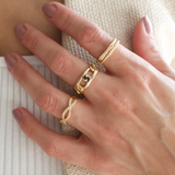 Chunky Cuban Curb Ring (D9)