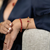 Solid CZ Waterdrop Bangle (B97)